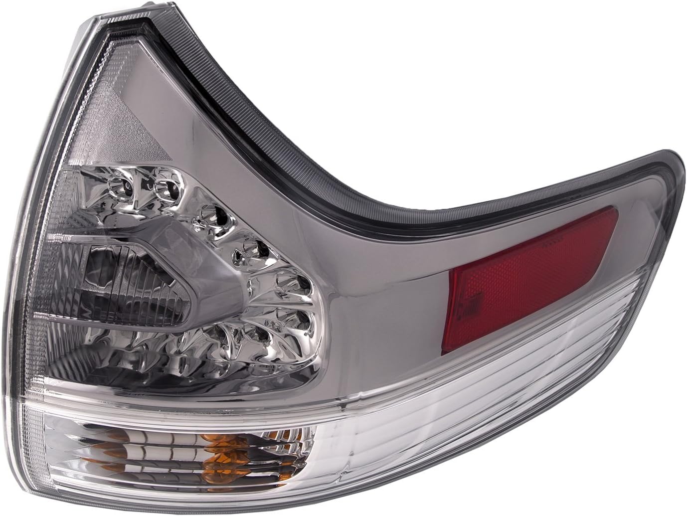 HEADLIGHTSDEPOT Tail Light Compatible with Toyota Sienna 2011-2020 SE Models Includes Right Passenger Side Halogen Tail Lamp
