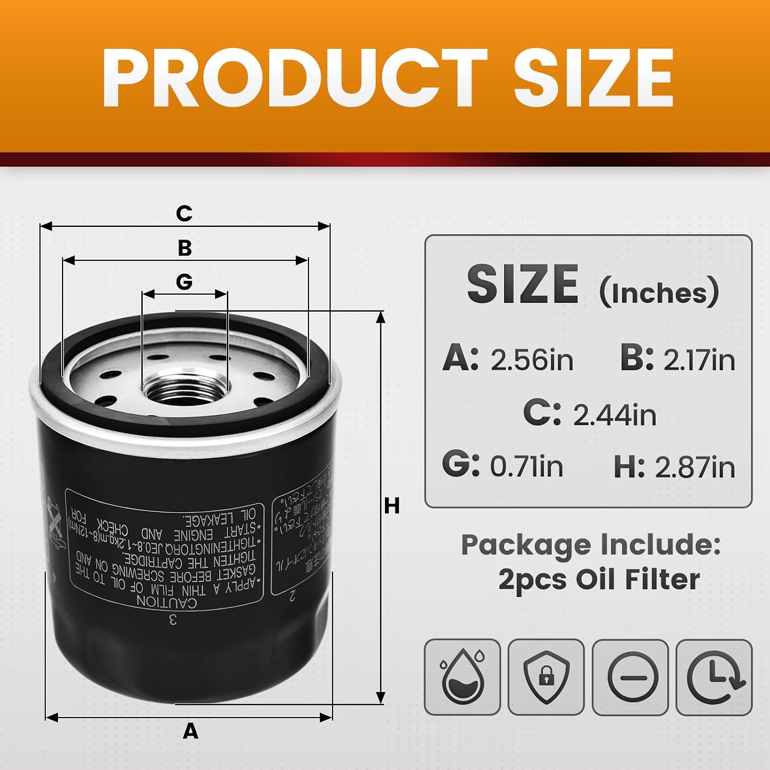 For Kawasaki-Mule 3010 610 Oil Filter 49065-7010 49065-2071 49065-2078