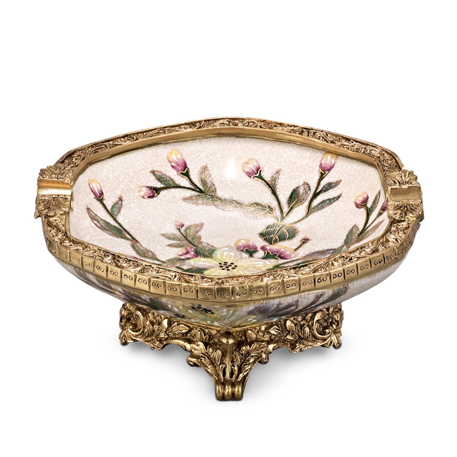 ROHCGHC ashtray, Cigar Ceramic Ash Holder for Smokers, Desktop Smoking Tray for Indoor or Outdoor Use, Cigarettes Ashtrays