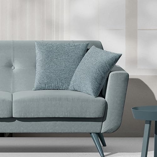 Miniatura 5 de RUMOR Juego de 2 fundas de almohada decorativas tejidas de lino para exteriores, decoración del hogar