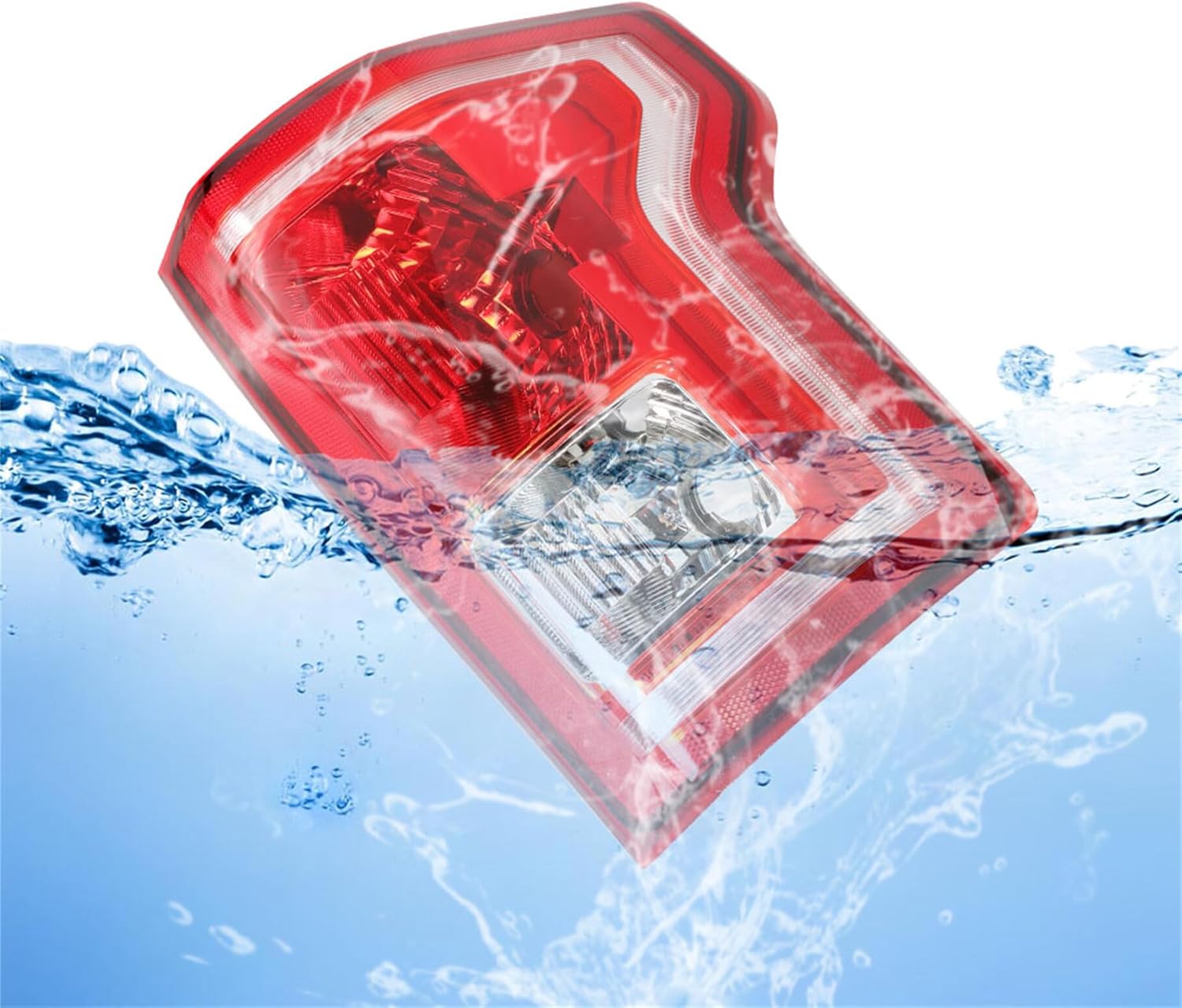 Tail Light Brake Lamp Assembly Rear Passenger Side Clear Lens Replacement for F150 2015 2016 2017