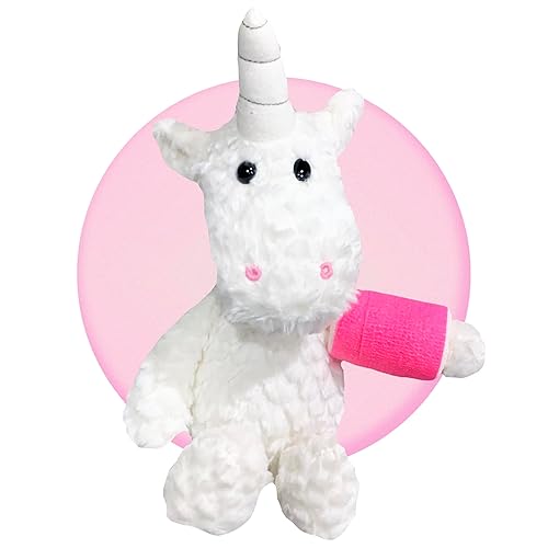 Broken Leg Gift for Kids - Gift Wrapped Ready to go - Broken Bone Unicorn Plush - Gift For Broken Arm - Pick the Cast Color and Location - Stuffed