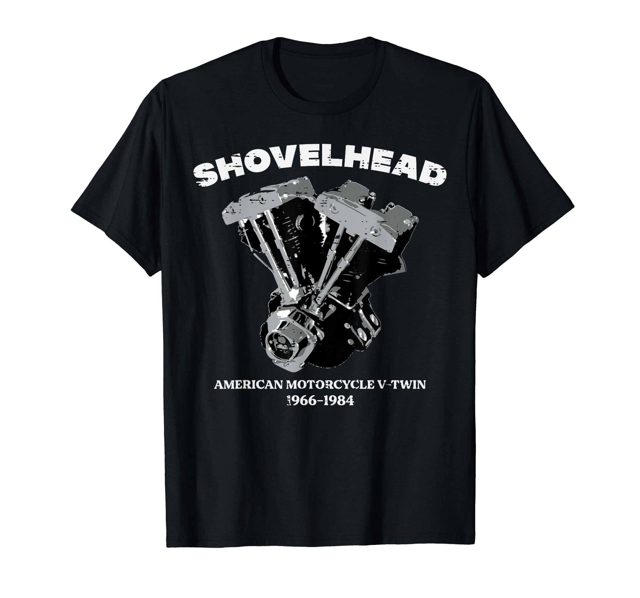Biker Shovelhead Motorcycle Engine Vintage Men Women Kids T-ShirtOEKO-TEX STANDARD 100