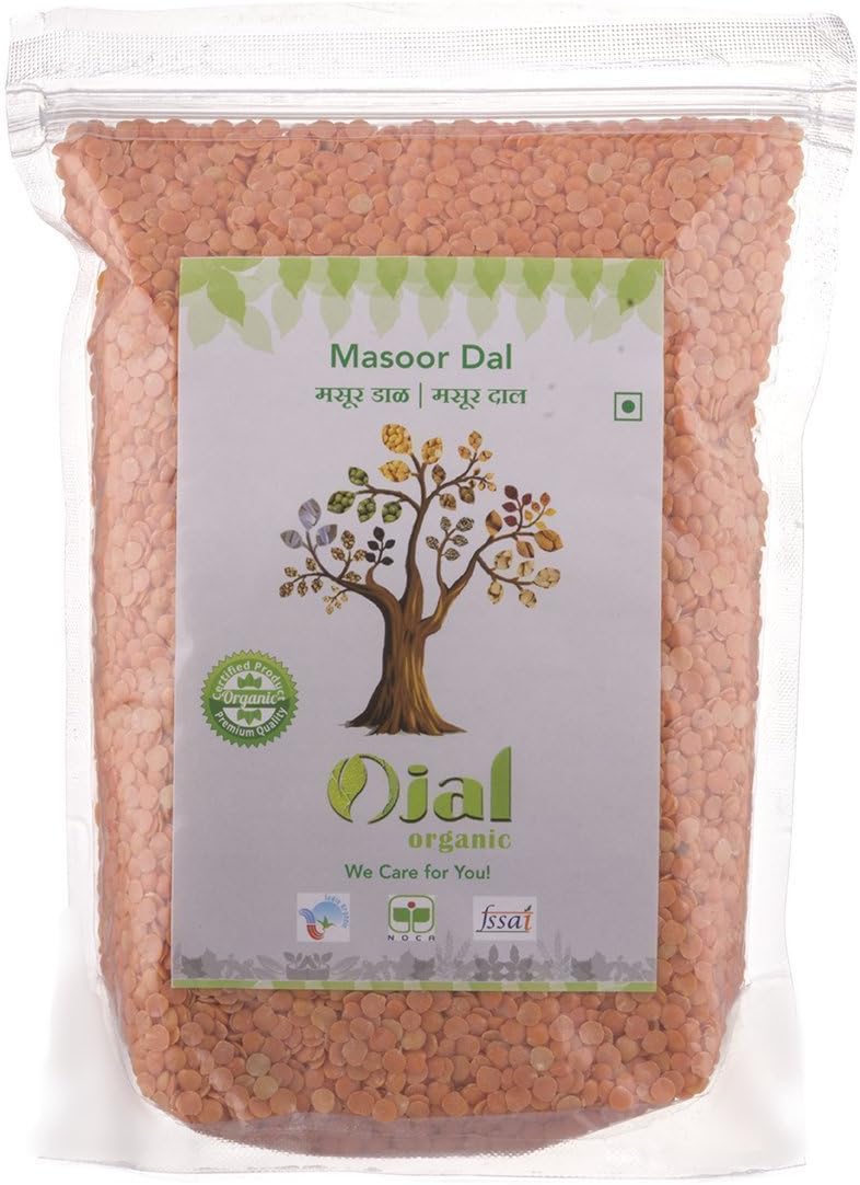 Ojal Organic Masoor Dal 1Kg