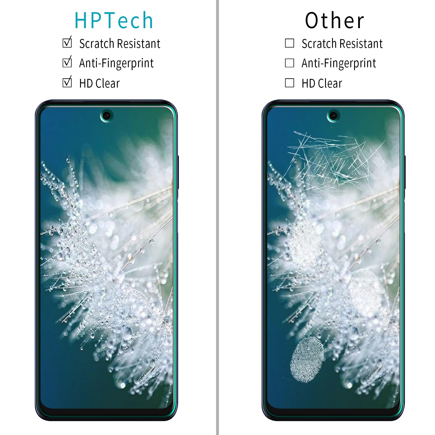Aazon.co: HPTech (2 Pack) Privacy Screen Protector For Otorola Oto...
