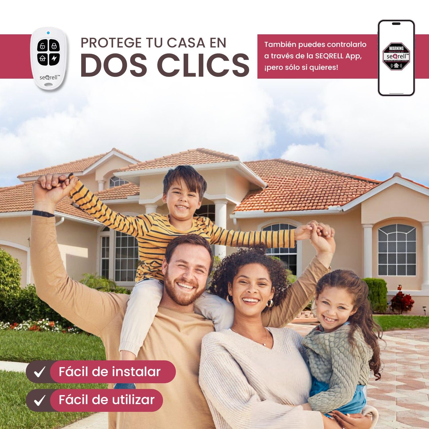 Kit Alarma Casa con Aviso al Movil sin cuotas WiFi y 4G gsm con 7" Pantalla Táctil y Batería de 5000 mAh, Alexa, Aplicación Tuya Smart Life, Detector de Fugas de Agua, SQ7024B