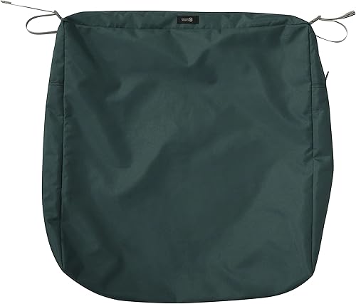 Miniatura 292 de Classic Accessories Ravenna - Cojín cuadrado para patio de 25 x 25 x 5 pulgadas, resistente al agua, con funda, para sillón de descanso, hongo