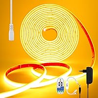 Vista 16 de KISUFU Tira de luces LED de neón COB de 12 V, IP68, impermeable, flexible, regulable, para el hogar, cocina, sala de estar, decoración de bricolaje