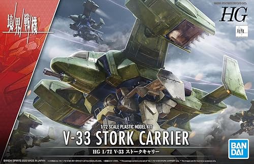 Miniatura 2 de Bandai Hobby - AMAIM Warrior at The Borderline - V-33 Stork Carrier HG 172 Model Kit