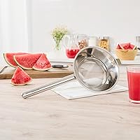 Vista 7 de Restaurantware Chinois Strainer 1 Count 8" Stainless Steel Bouillon Cone with Extra Fine Mesh China Cap Strainer for Sauces, Stocks, Soups, Broths