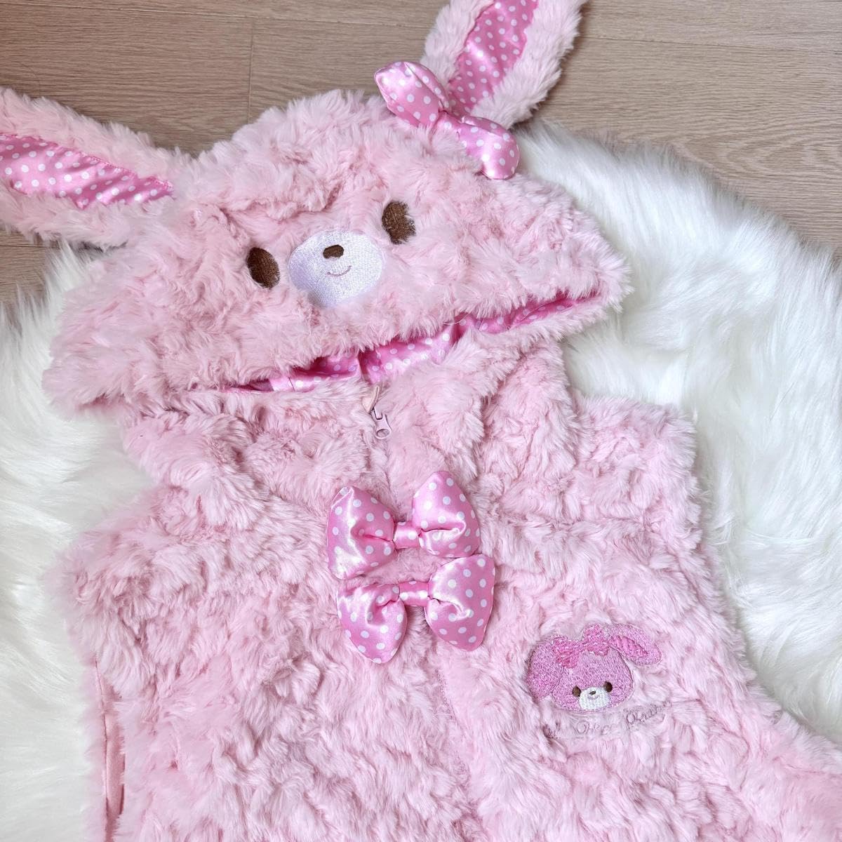Gyaru Vests Bunny Shoujo Girl Clothes Cutecore Y2K Kawaii Jojifuku Tops Juminocore Heisei Retro Coquette Jfashion