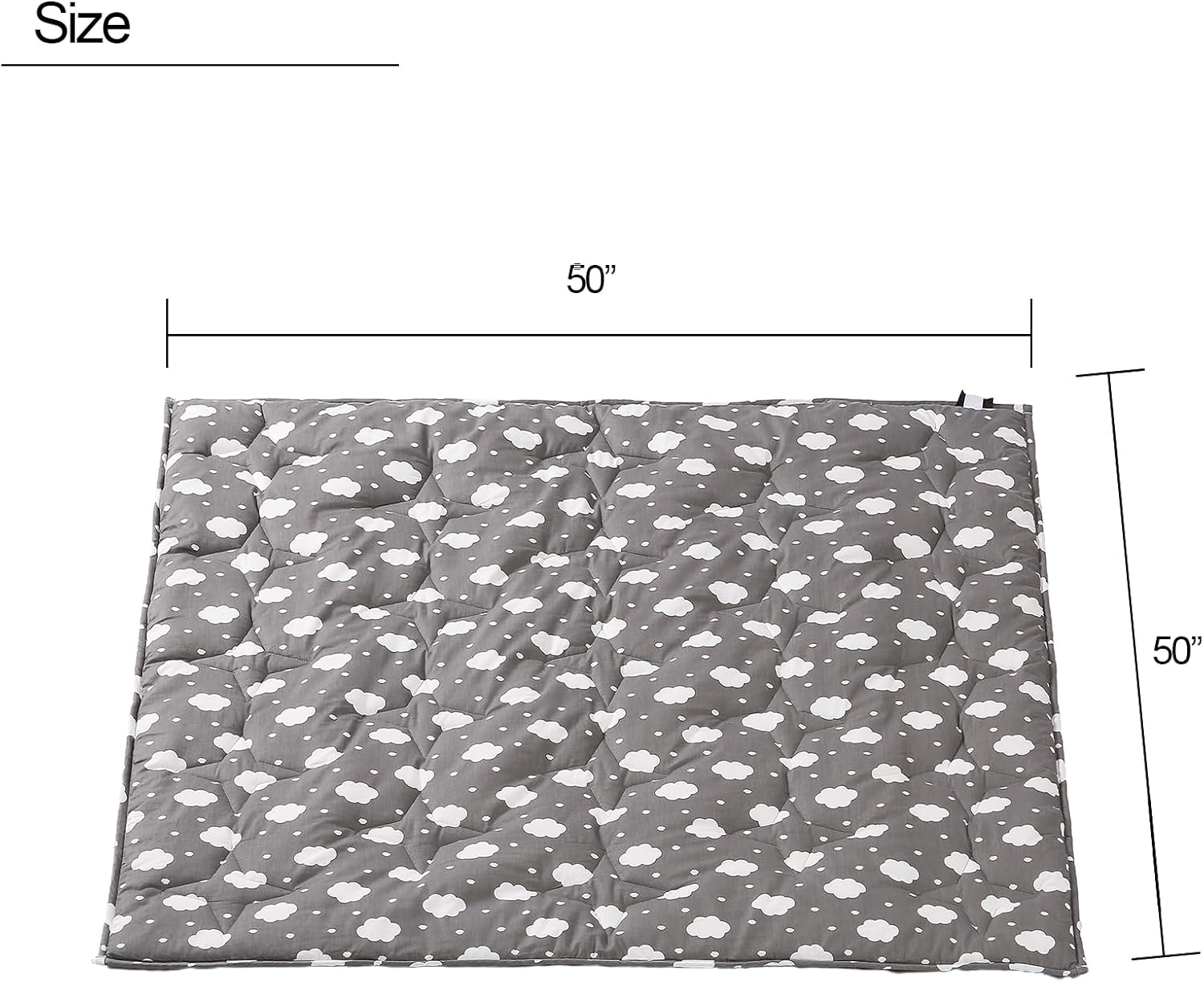 Non-Slip Baby Crawling Playmat 50”×50”