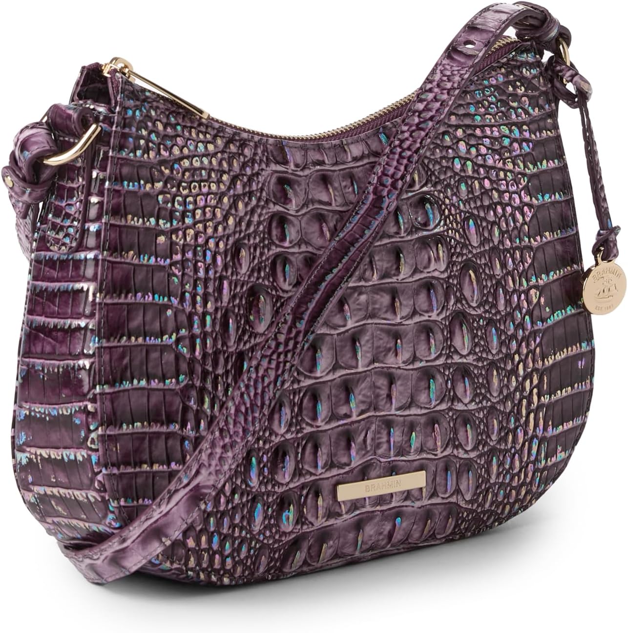 BRAHMIN Women's Shayna Genuine Leather Shoulder Crossbody Bag