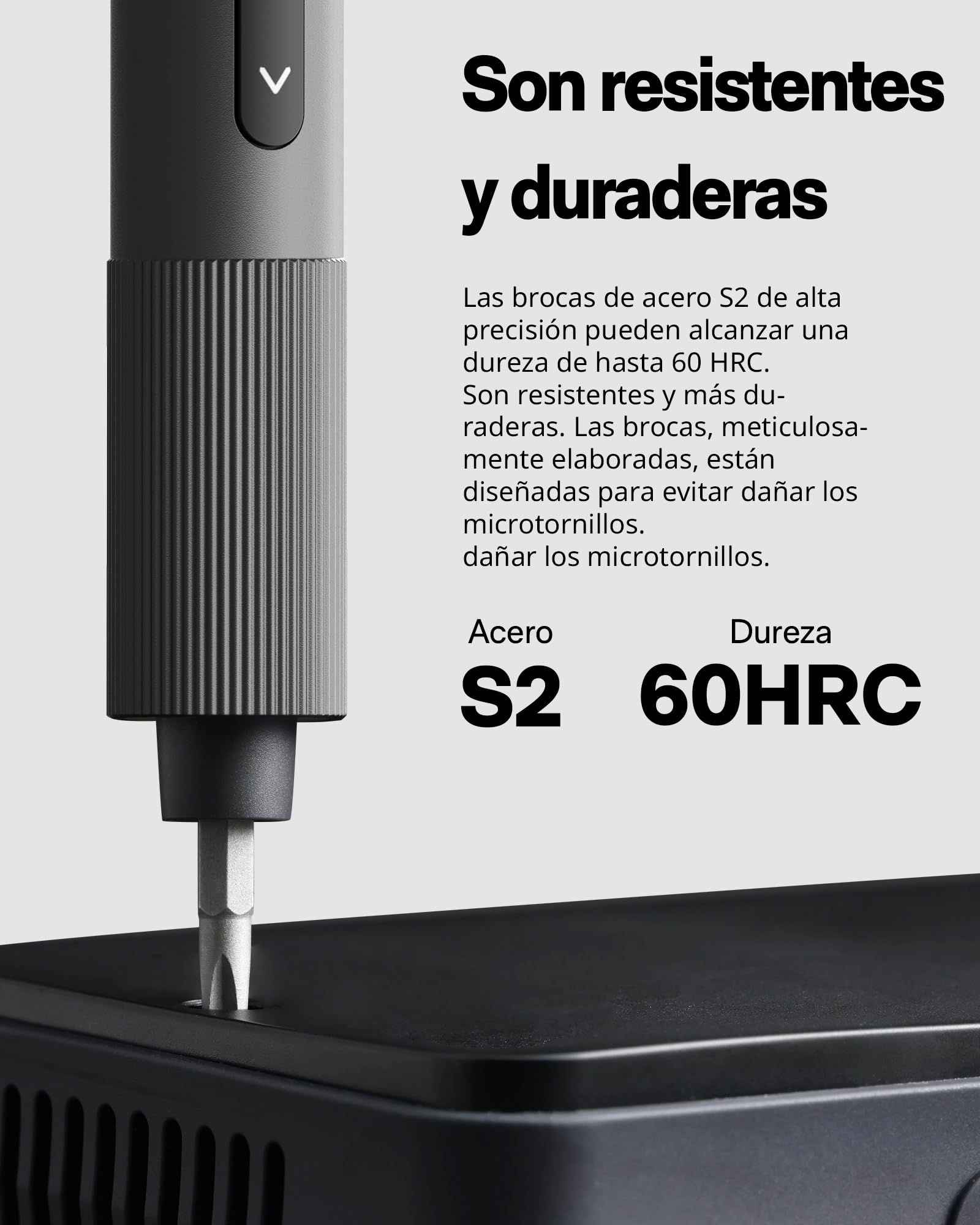 HOTO Destornillador Eléctrico Mini 25 en 1, Kit 3.7V Precisión, Recargable USB-C, Herramienta Magnética Compacta para Teléfono, Portátil, Cámara, Bricolaje y Reparación Electrónica