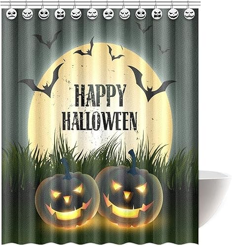 Miniatura 6 de Jetec 12 ganchos de cortina de ducha de calavera para Halloween, anillos decorativos de esqueleto, anillos de gancho de cortina de acero inoxidable