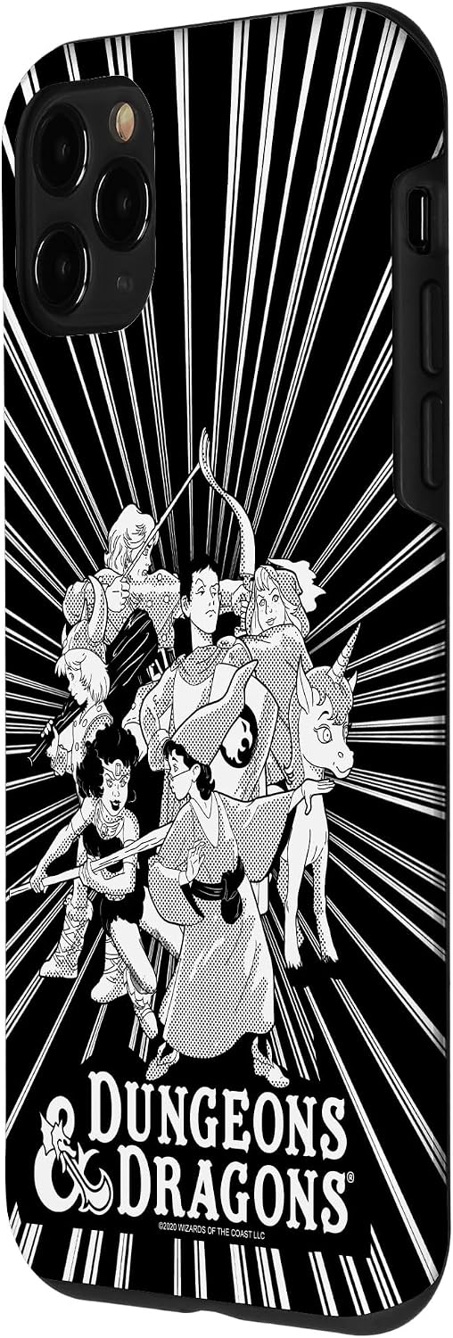 iPhone 11 Pro Dungeons & Dragons Black & White Group Shot Case
