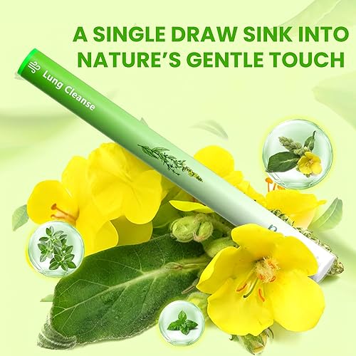 Miniatura 2 de Difusor de hierbas de gordolobo mejorado con extractos de gordolobo, tomillo y menta para limpiar los pulmones, mejorar la respiración y el