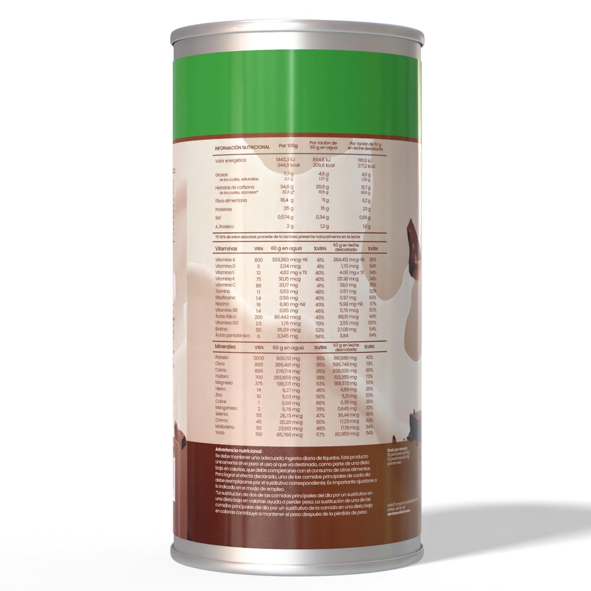 Sotya Batido Sustitutivo Chocolate (600 g) Batido Saciante Sustitutivo de Comida para Control de Peso, con Proteínas, Fibra, Vitaminas y Minerales