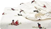 Vista 180 de Eddie Bauer - Full Sheets, Cotton Flannel Bedding Set, Brushed For Extra Softness, Cozy Home Decor (Dog Friends, Full)