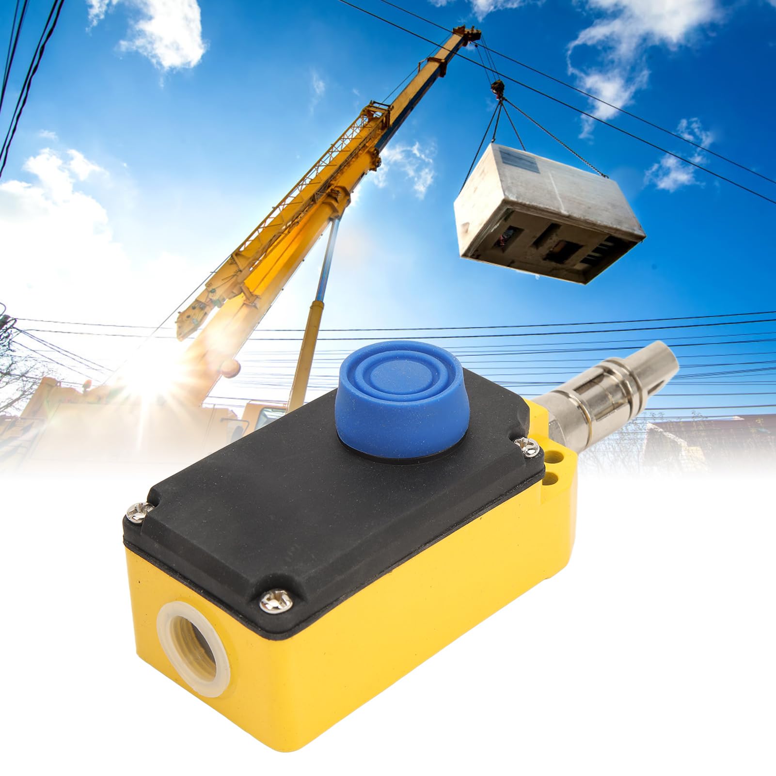 Interrupteur à Tirette Monophasé ZS7111/1SVD - Bouton Manuel, Contacts Argent, 24V 3A, Sécurité Arrêt D'urgence