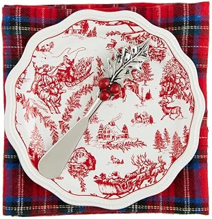 Mud Pie Christmas Holly Appetizer Set