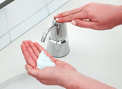 Miniatura 5 de BOBRICK 823 Dispensador manual de jabón de espuma de llenado superior, boquilla de 4 pulgadas, capacidad de 34 onzas líquidas