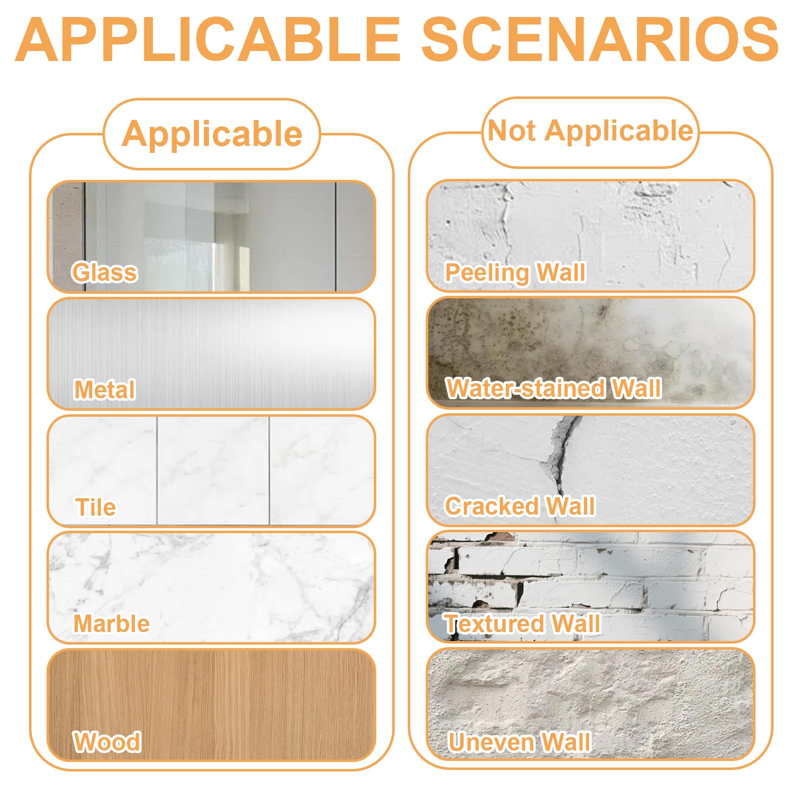 Languettes Accroche Tableaux, Fixation Sans Clou, Bandes Adhésives Double Face Amovibles, Retrait Propre