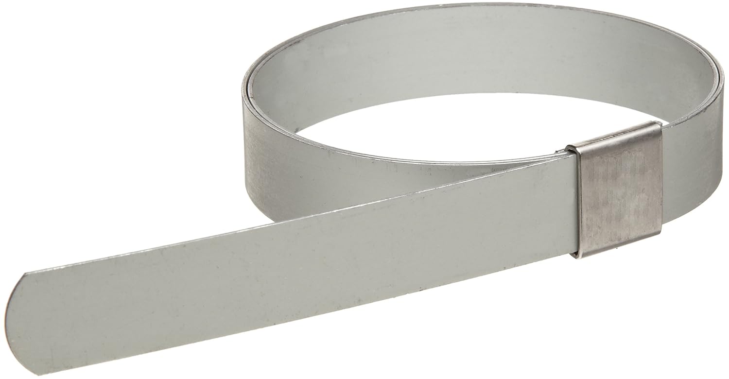 Dixon F10 Galvanized Steel PreFormed Center Punch Band Clamp, 5/8