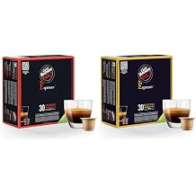 Caffe Vergnano Medium Roast Espresso Bundle - Cremoso 6/10 & Napoli 10/10 Capsules, Single-Serve Italian Coffee Pods Compatible with Nespresso Machines, 60 Ct