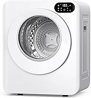 Vista 8 de EUHOMY Secadora portátil con manguera de escape, cuatro funciones de secado, seca hasta 9 libras de ropa, mini secadora de 1400 W con revestimiento