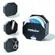 Zyn Pouch Holder, Velo Pouch Canister Holster, Tins Belt Clip, Car Sun Visor Accessories, Dip Can Holder for Car Visor, Keychain, EDC, Black