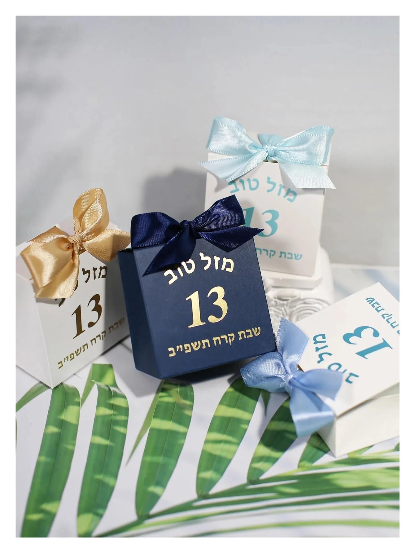 Boîte de faveur avec graphique, sac cadeau Pour Fête Mariage