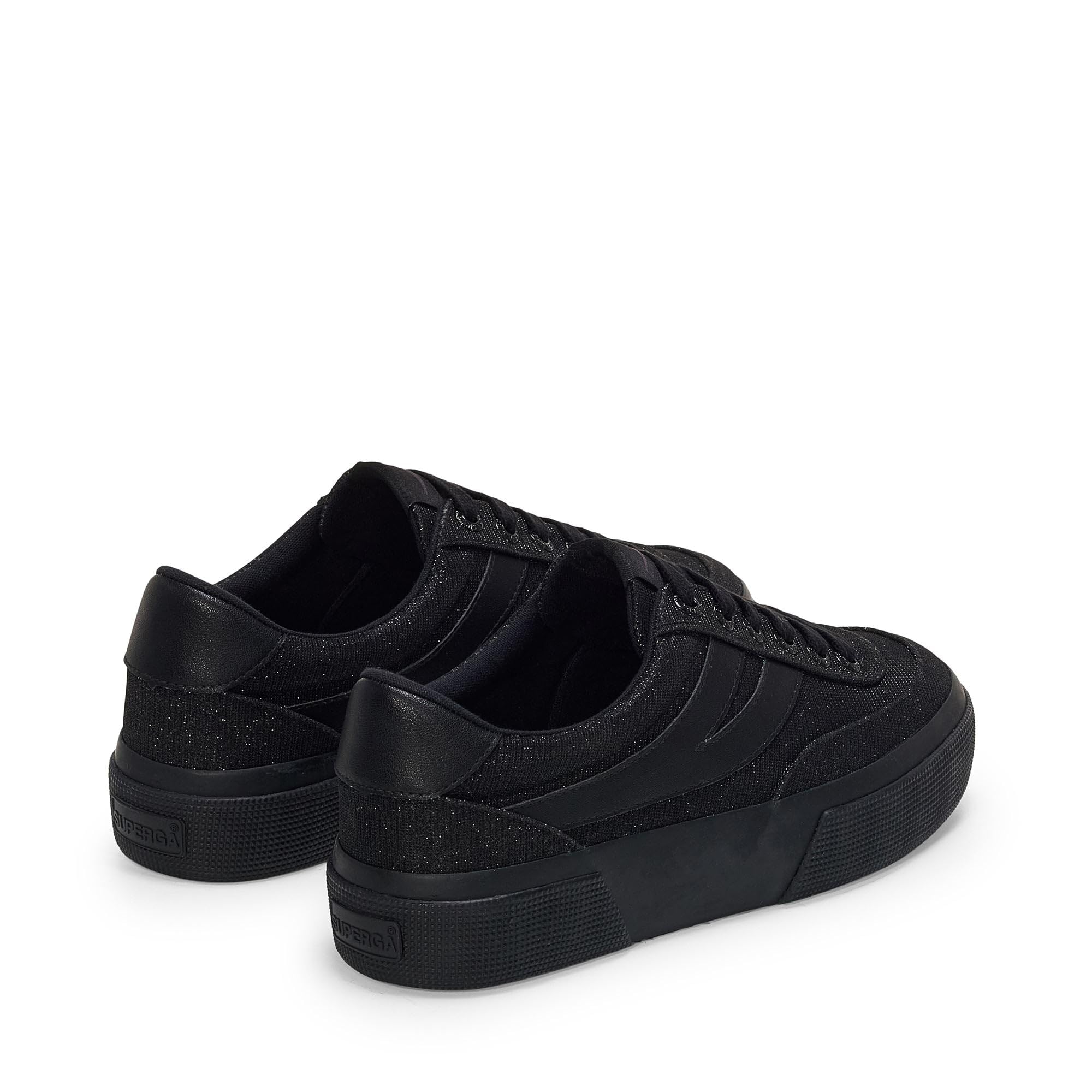 SUPERGA - Sneakers, Donna, Poliestere, Casual, 3740 Platform Jersey Lame Blocks Leggera