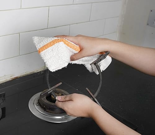 Miniatura 7 de Bar Mops - Juego de 24 toallas de cocina de 16 x 19 pulgadas, multiusos, para el hogar, restaurante y limpieza, juego de paños absorbentes de color