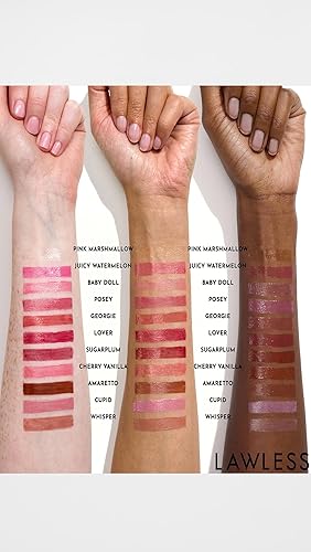 Miniatura 7 de Bálsamo tintado suavizante Forget the Filler para mujer, color malvavisco rosa, 0.09 onzas