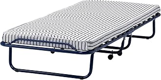 Ikea SANDVIKA Guest Bed 80x190 cm (32x75)(Bed base frame Material:Steel, Epoxy/polyester powder coating)(Blue)