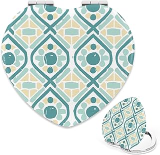 Small Compact Mirror for Purse Pastel Blue Cu...