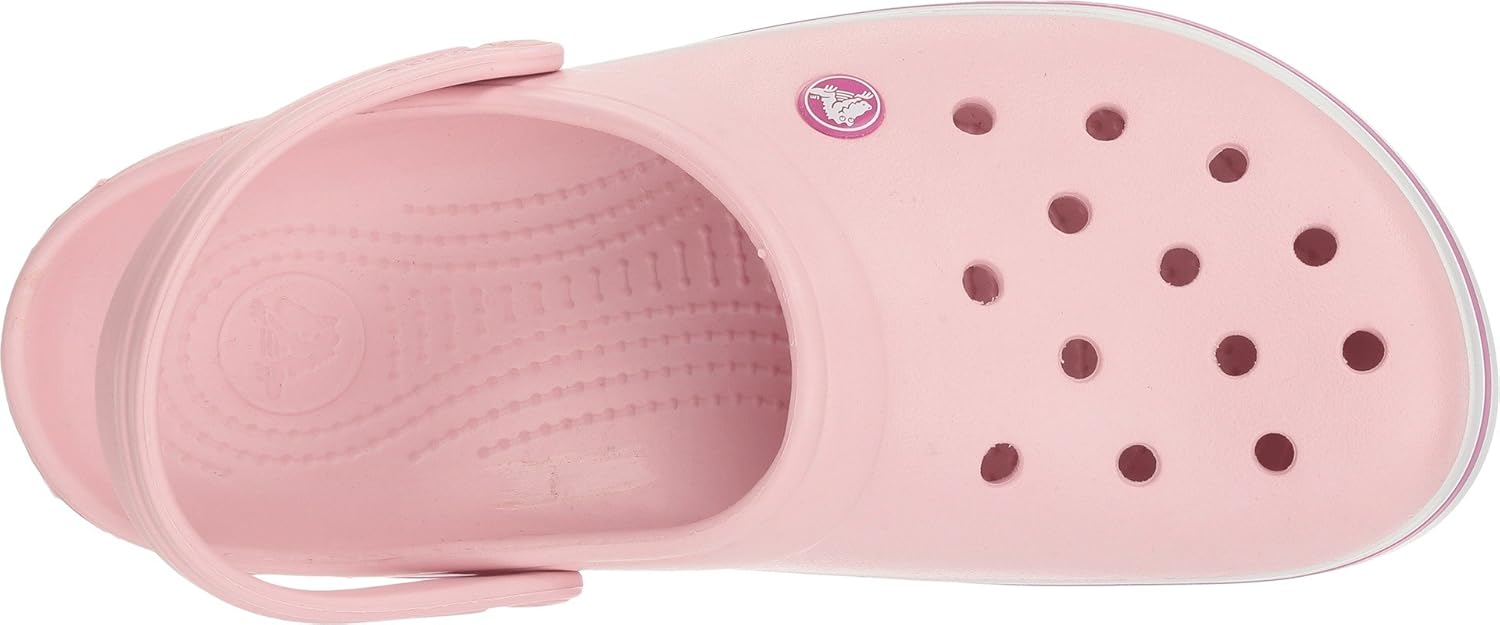 Crocs Unisex Crocband Clogs 42/43 EU Pearl Pink Wild Orchid