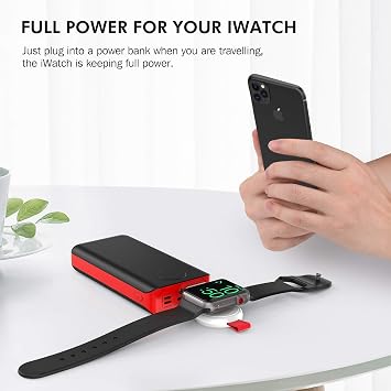 Travel Charger for Apple Watch, Portable Magnetic Wireless Charger