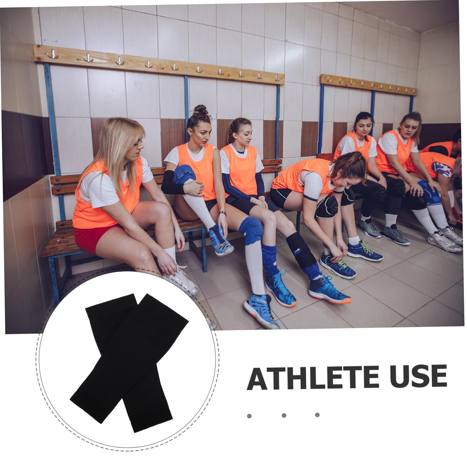 YARNOW Durable Sports Knee Pads Compression Socks Leg Wraps for Women Calf Compression Sleeve for Men Shin Splint Support for