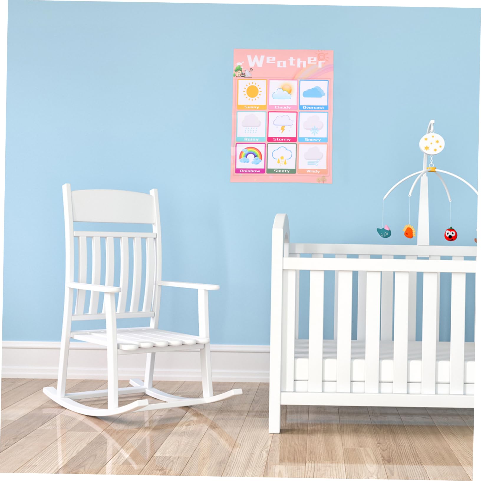 DOITOOL Tableau Éducatif Mural pour Garçon et Filles en Pp Collage au Dos, Apprentissage Ludique et Léger, pour Tout-petits, Style Délicat et Exquis Couleur Aléatoire Plusieurs styles