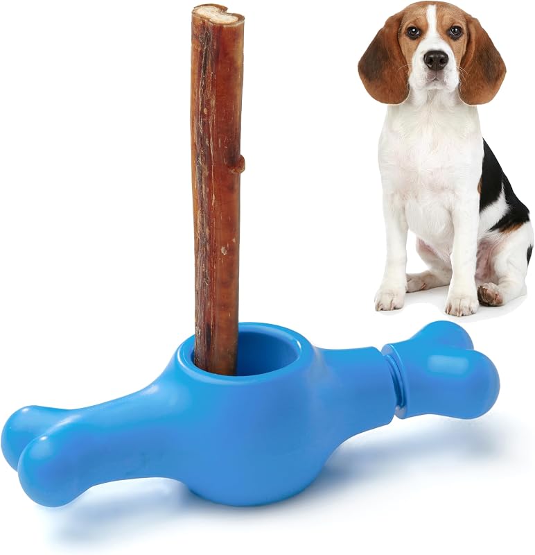 Suporte para Palito de Couro Cru para Cães ChewEasy em Nylon Alimentício, Formato Gangorra, Médio