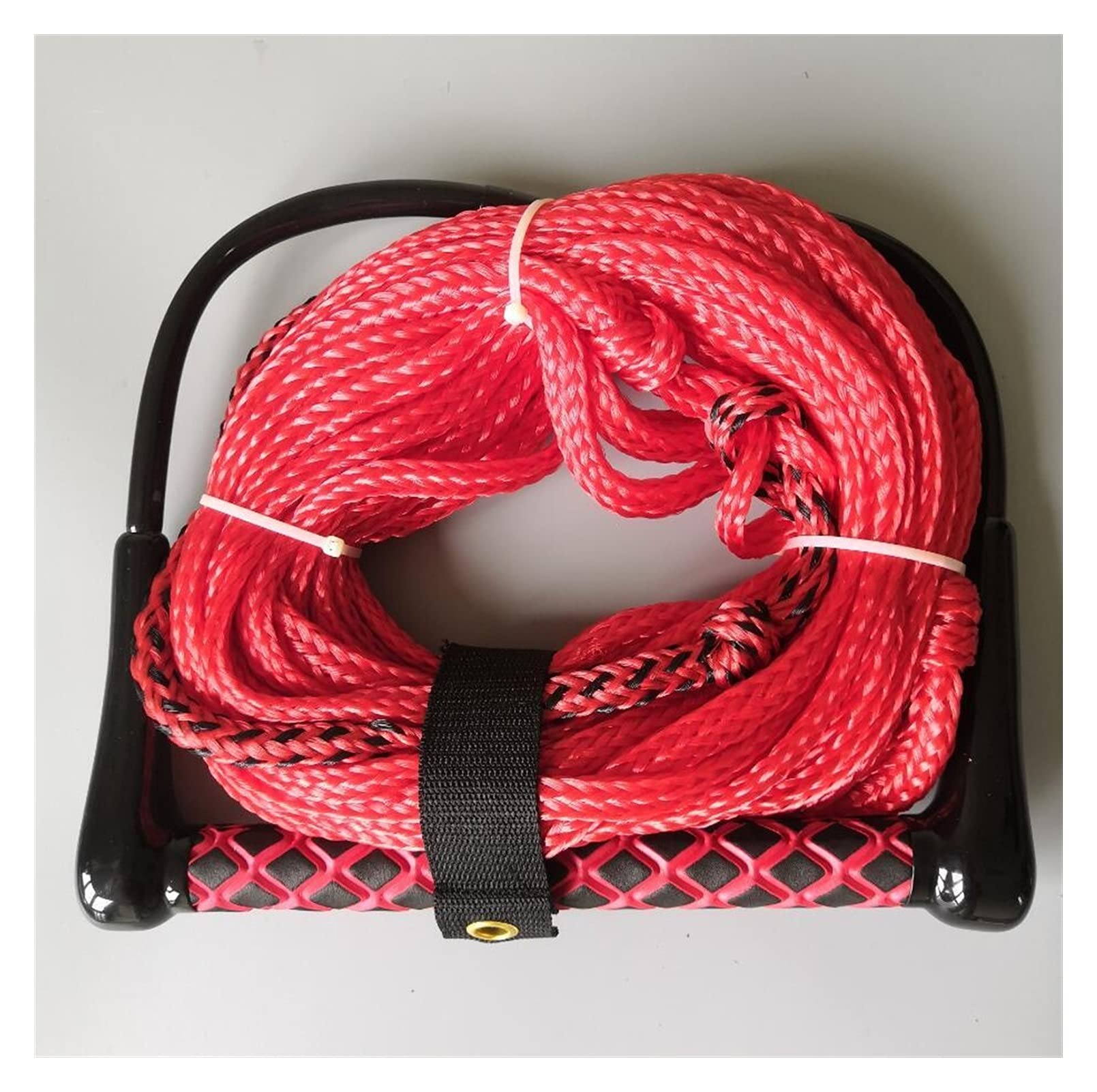 Surf Leine 1 stücke 23m Wasser Ski Seil Sicherheit Surfen Schleppleine Leine Schnur mit Eva Griff Griff für Wakeboard-Kniebrühe Surfen SUP Leash. (Color : White)