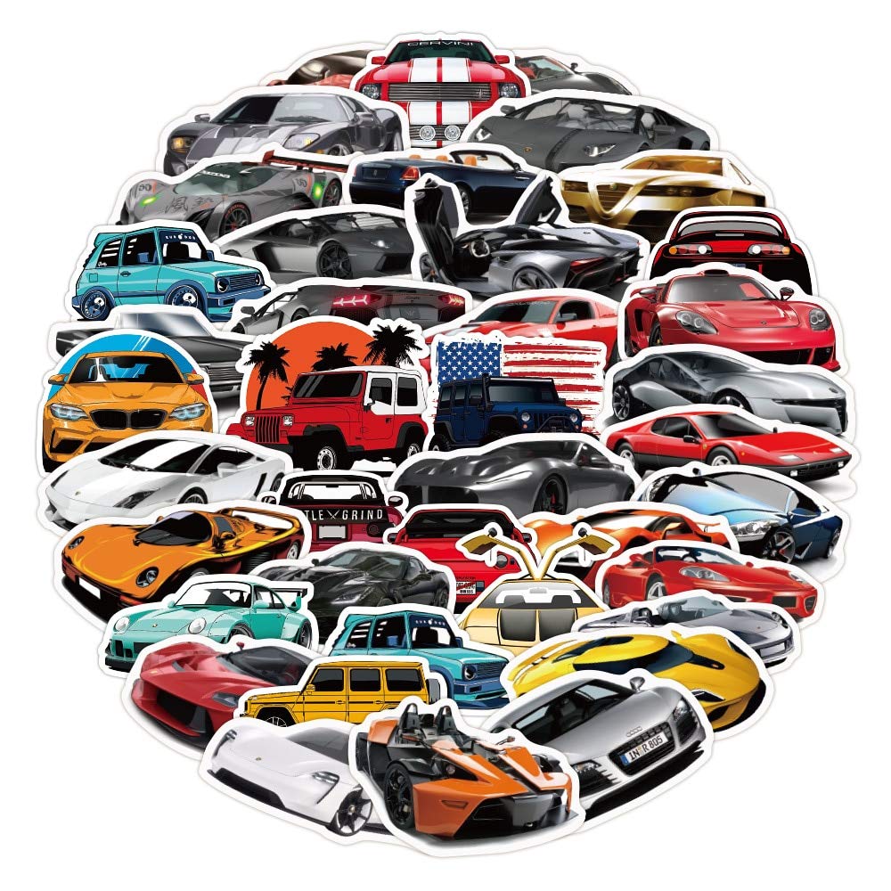 Buy 100PCS 10/50/100PCS Retrofit Racing JDM Stickers for Laptop Car