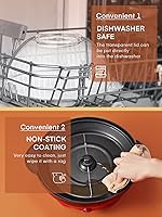 Vista 5 de HOUSNAT Popcorn Machine, 28 Cup Popcorn Maker, 800w Electric Stirring Popcorn Popper with Quick-Heat Technology,Removable Non-Stick Surface,Cool