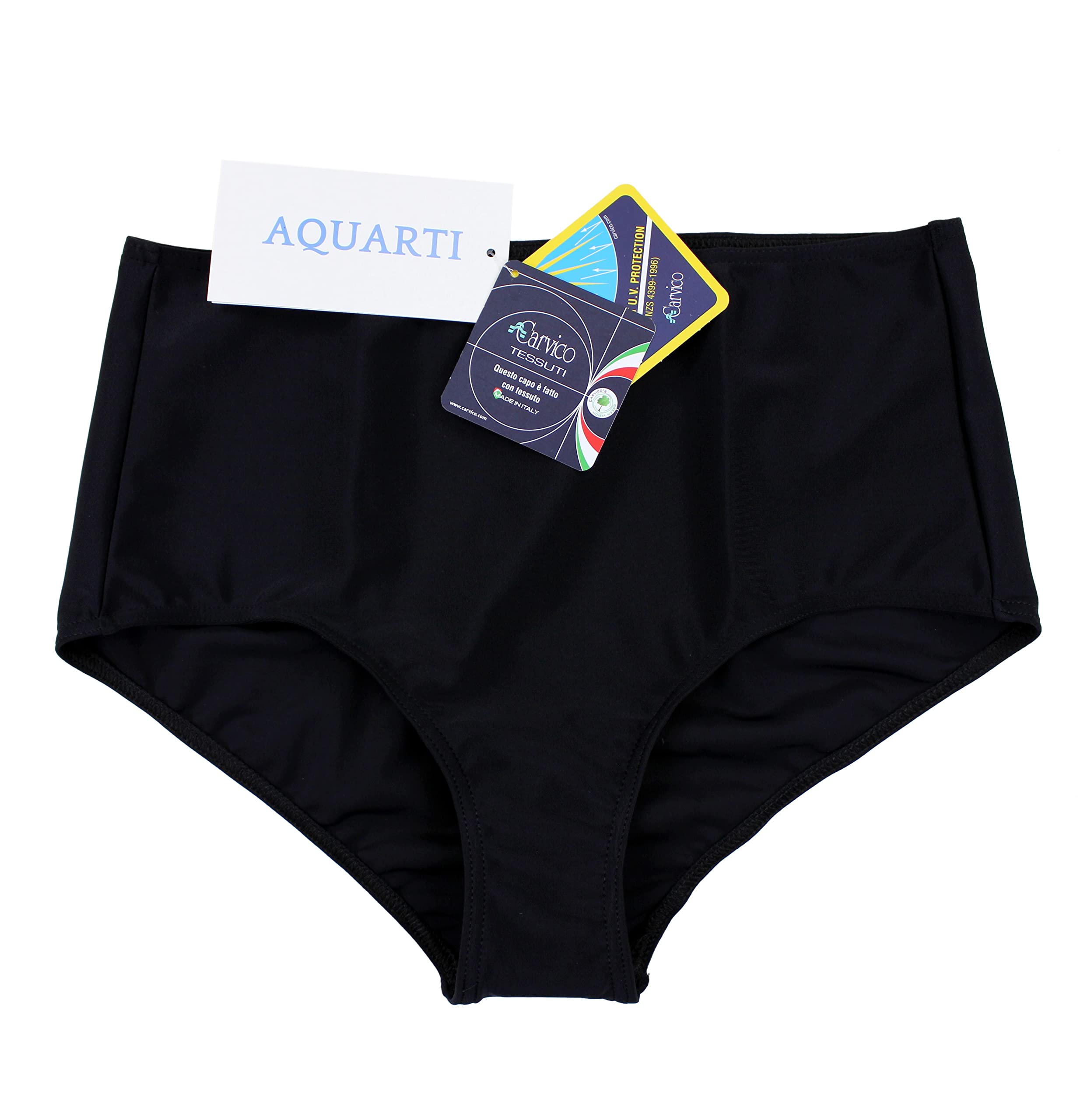 Aquarti Braga Mujer Talle Alto Bikini Clásica Colores Lisos