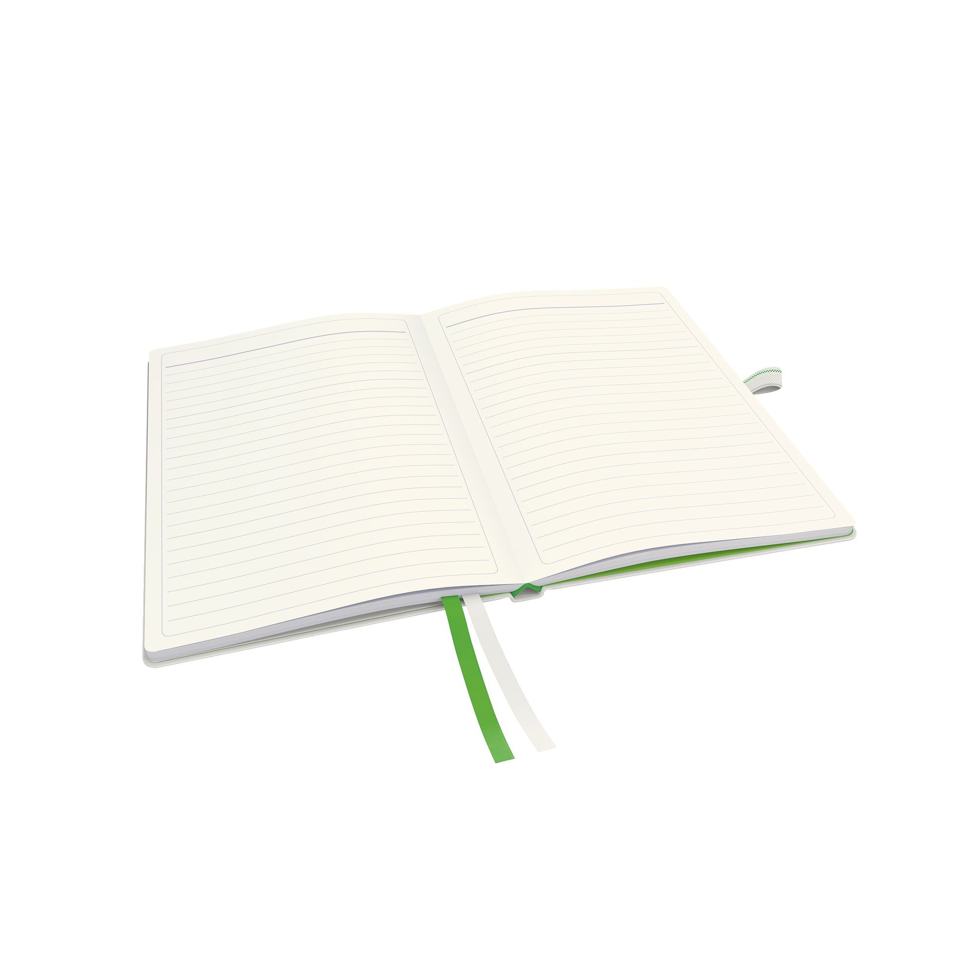 Leitz, Cahier couverture rigide A5, ligné, 160 pages 100g/m², Leitz Complete, Blanc, 44780001