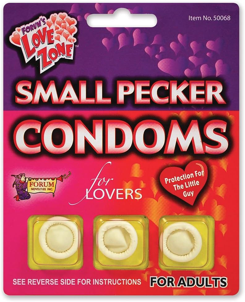 Small Pecker Condom, One Size.