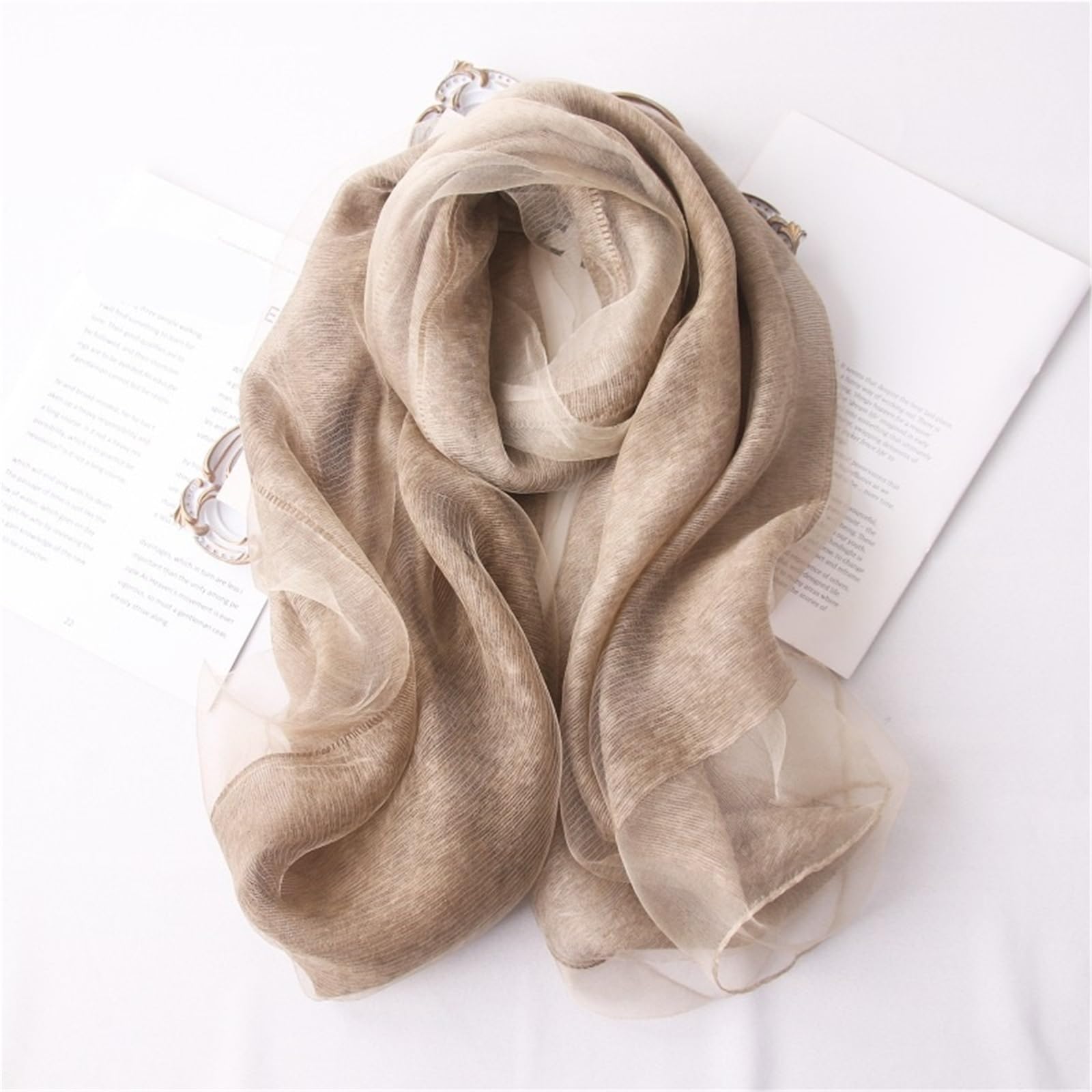 Foulard estivo Versione Sciarpa In Seta E Lana Mohair Doppio Strato Gelso Con Scialle Cheongsam Estivo