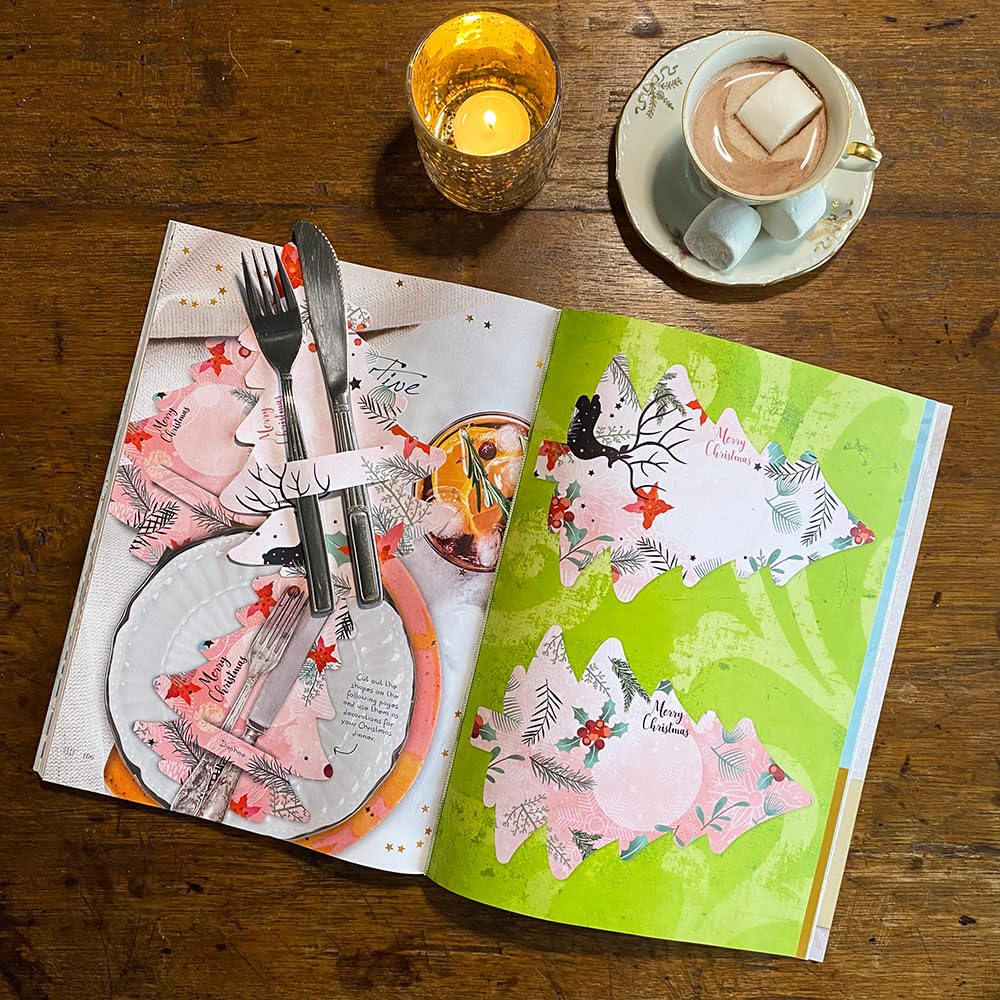 Daphne's Diary Magazine #4 2024 (TEDESCO) | Libro di lavoro dell'artigianato creativo | Rivista diario interattivo per consapevolezza, colorare, arte, cucina, viaggi | Pieno di ispirazioni creative
